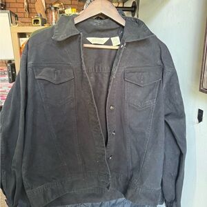 St. John's Bay Black Jean Jacket